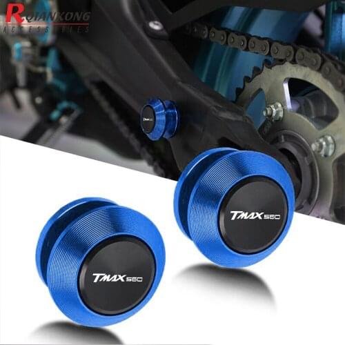 For Yamaha TMAX560 TMAX 560 ABS/DX/SX/TECH MAX ABS 2019 2020 2021 6mm Motorcycle Aluminum Swingarm Spools Slider Stand Screws