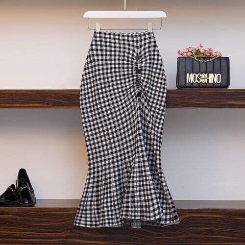 Fp3537 2019 new autumn winter women fashion casual sexy Skirt kawaii plus size skirt Big Plus size knitting wool warm long skirt