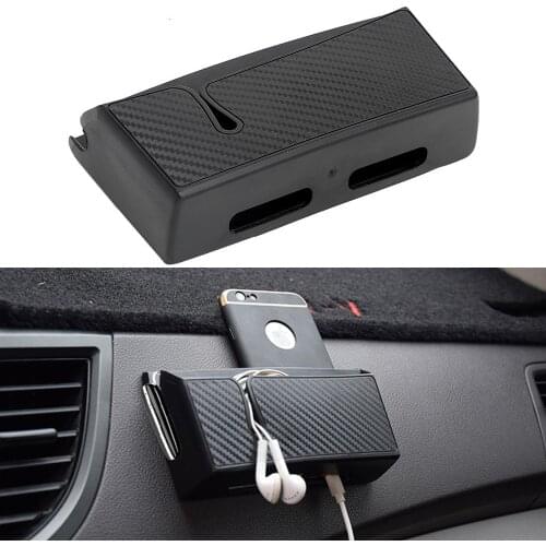 1PCS Multifunction Car Organizer Vehicle Adhesive Storage Box Mobile Phone Holder Organizador for Card Pen Auto Seat Bag