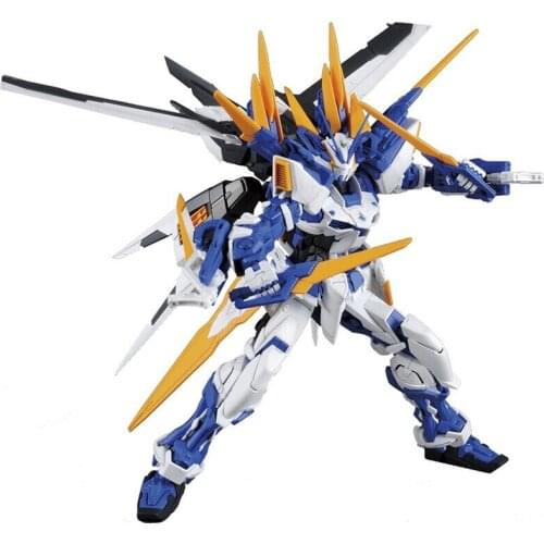 100% Original Bandai Gundam Mobile Suit Mg-180 Gundam Astray Blue Frame D Super Value Action Figure Kids Toy Gift