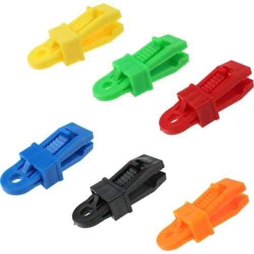 Nylon Outdoor Tent Canopy Windproof Plastic Fixing Clip Camping Accessories