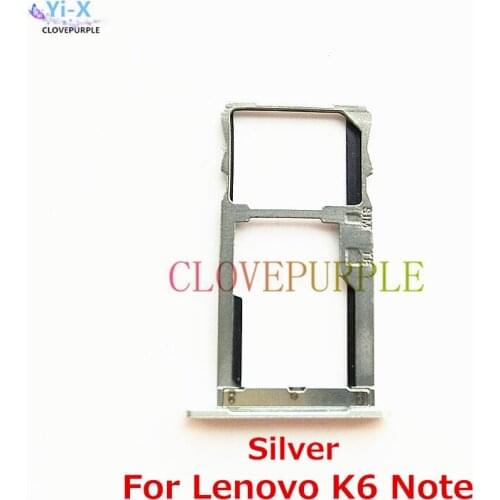 New SIM Card Tray Slot Holder for Lenovo K6 Note Replacement Parts