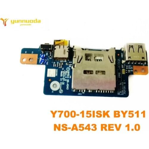 Original for Lenovo 700-15ISK USB board Audio Y700-15ISK BY511 NS-A543 REV 1.0 tested good free shipping