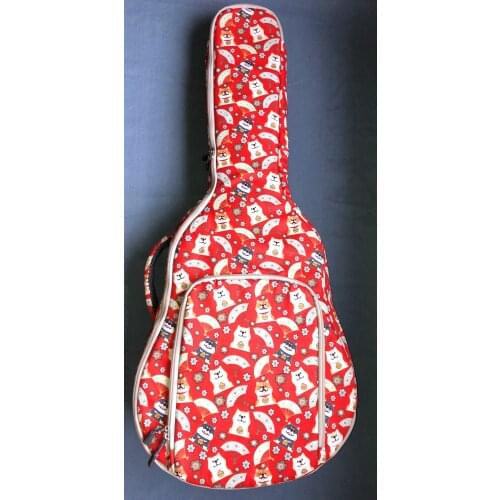 Original waterproof cartoon Chaigou Cherry Blossom guitar case 40 inch 41 inch portable thickened guitar bag