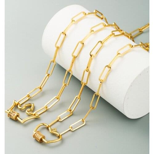 Gothic vintage Crown crystal clavicle necklace chain female punk hip hop style pendant necklace men copper zircon Bagu wholesale