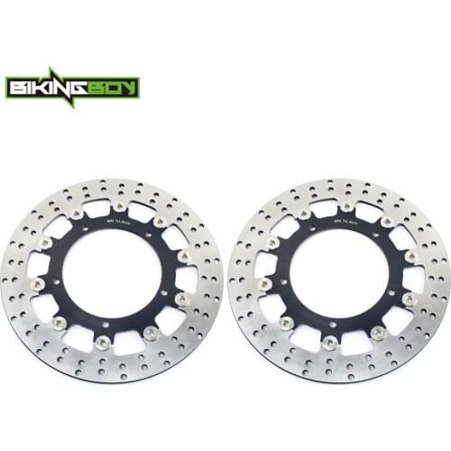 BIKINGBOY Front Brake Discs Disks Rotors FZ6 600 Fazer 04-07 FZ6 600 Fazer S2 / ABS 07-10 Niken 900 18-21 Tracer 900 15-21 16 17