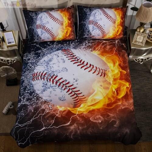 Thumbedding King Size Luxury Bedding Sets 3D Duvet Cover Set Sport Style Queen Twin Full Single Double Bed Set with Pillowcase