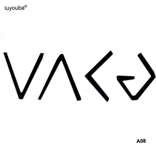 Symbol Waterproof Temporary Tattoos Men tatuagens tatoo temporary stickers body Sticker feminino fake tattoo