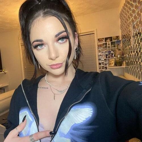 Harajuku Oversized hoodie winter women korean fashion Cardigans goth clothes Long sleeve femme grunge zip up Street Sweatshirts