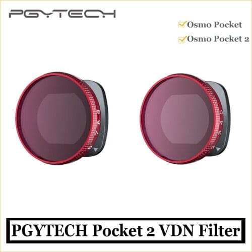 In Stock PGYTECH Pocket 2 VDN Filter for VDN 2 to 5/6 to 9 for DJI osmo pocket/Pocket 2 accessories Original