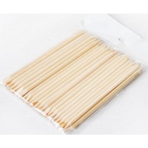 100pcs nal wood sticker art uticle the Pusher callus remover decoration Pedicure Manicure tools salon or DIY use free shipping