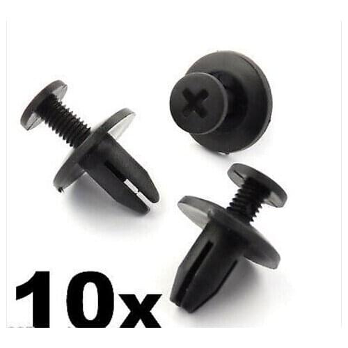 10x For Honda 6mm Adjustment Screws Rivet- Trim Cockpit Clips for Caps