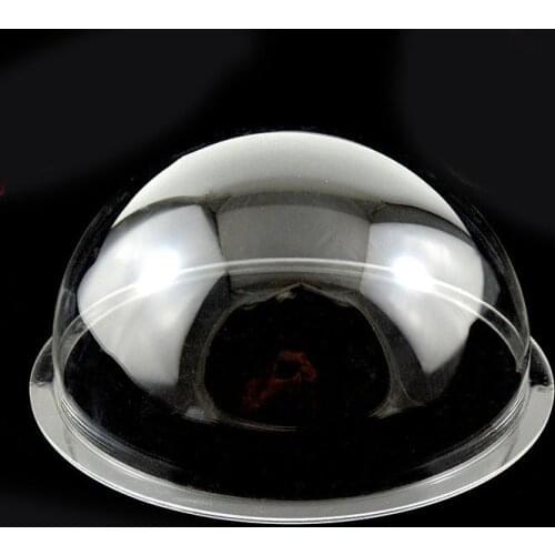 150mm Diameter acrylic dome clear with 1cm flange width no holes jewelry display half ball dust-proof