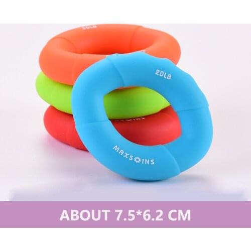 2 Pcs Set Home Fitness Exercise Hand Grip Muscle Power for Children Carpal Expander Rubber Exerciser Finge Gym Anti Stress Child