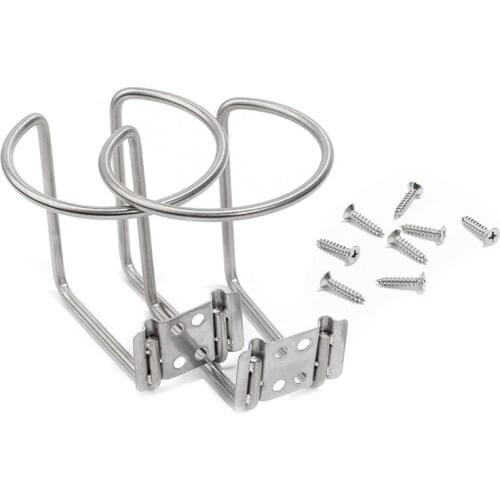 2Pcs Stainless Steel Boat Ring Cup Drink Holder Universal Drinks Holders for Marine Yacht Truck Rv Car Trailer Hardware