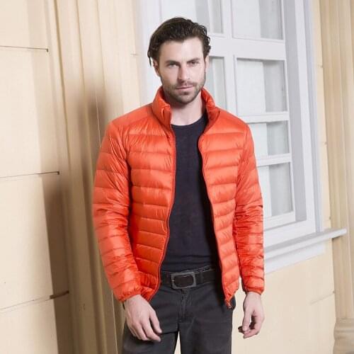 2019 Autumn And Winter New Style Lightweight down Jacket Mens Stand Collar Korean-style Loose And Plus-sized Casual Jacket