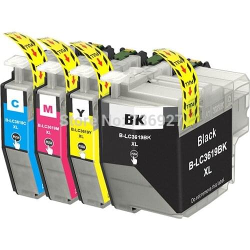 4X New LC3619 LC 3619XL Compatible Ink Cartridge For Brother MFC-J2330DW MFC-J2730DW MFC-J3530DW MFC-J3930DW inkjet printer