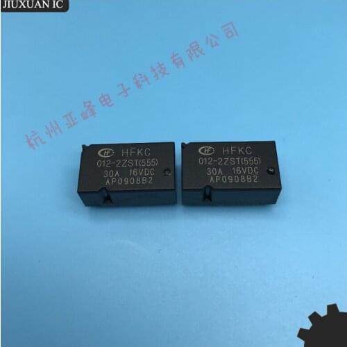 5pcs/lot 100% original genuine relay: HFKC-012-2ZST 10pins 30A 16VDC