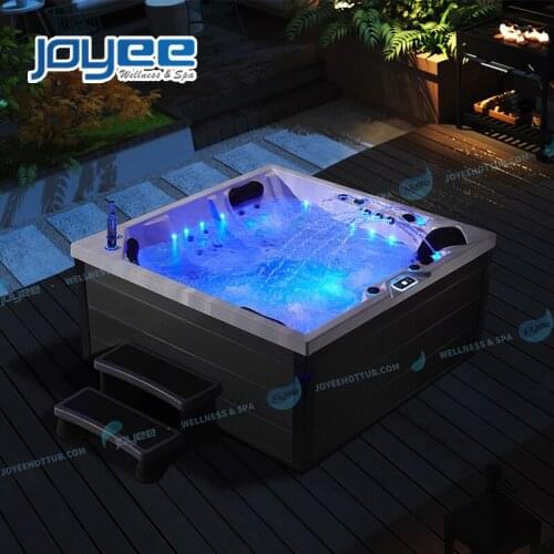 JOYEE Fast Delivery Acrylic Family Party Hot Spa Tub for 5 People Jet Whirlpool Massage Outdoor Jacuzzi