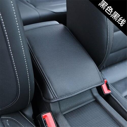 Car Central armrest box 3D design Artificial Leather cover accessories For Nissan Qashqai J10 J11 2008 2009 2010 2015 2017 2020