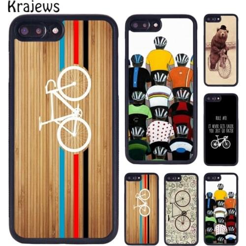 Krajews BIKE CYCLING Sport Phone Case For iPhone 5 6S 7 8 Plus 11 12 Pro X XR XS Max Samsung Galaxy S6 S7 S8 S9 S10 PLUS