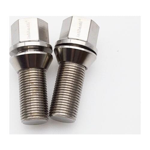 Length head and movable washer ball seat M14*1.25*28 titanium alloy bolt for BMW