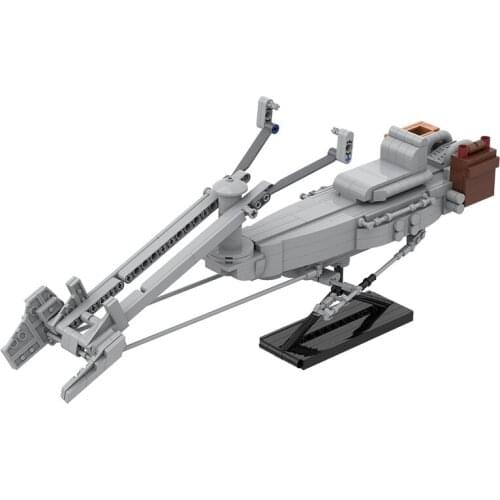 MOC Star Movie Figuresss The Swoop Bike Speeder High-TechMotorcycle Building Blocks Toys Gift for Children