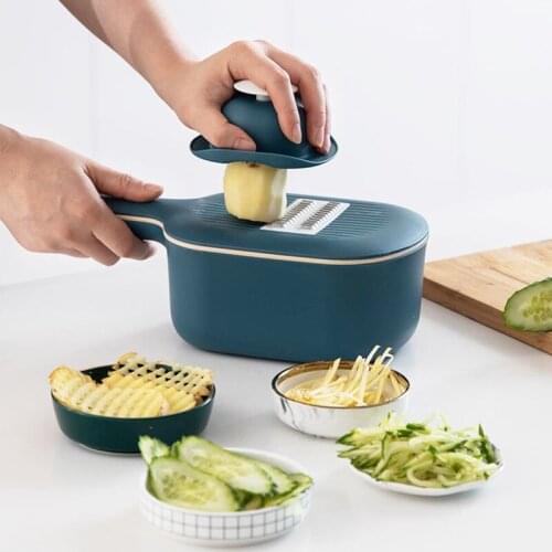 Mandoline Slicer Vegetable Cutter Stainless Steel Blade Potato Carrot Grater Multi-function Onion Chopper Kitchen Grater Suit