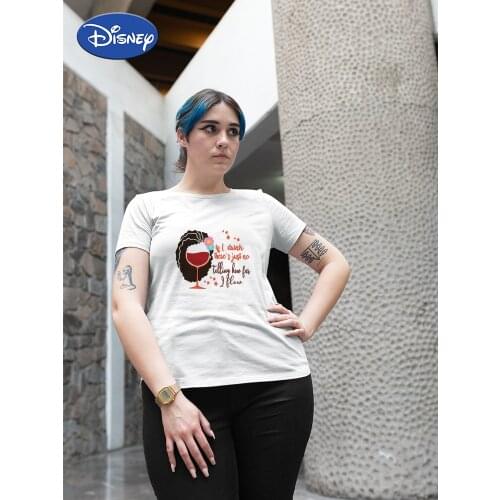 Mexican Fashion Women T Shirts Plus Size Summer Top Vintage Harajuku Disney Vogue Princess Kawaii Harajuku 90s Girl Aesthetic