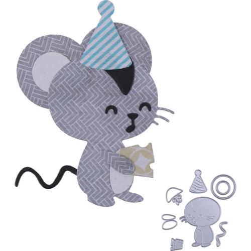 Cute Little Mouse Metal Cutting Dies For DIY Scrapbooking Decorative and Card Making Embossing Craft 2021 New