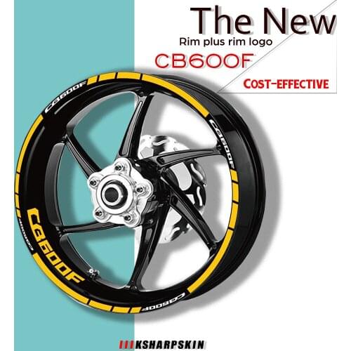 Motorcycle rims stickers wheel set decals suit for Honda CB600F cb600 f use for two wheels decals