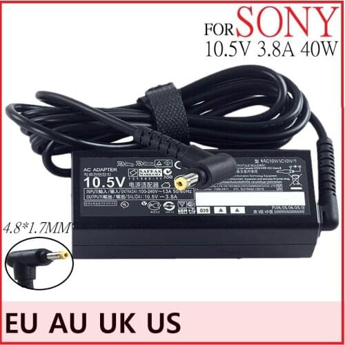 Original 10.5V 3.8A Laptop AC Adapter For Sony Vaio DUO11 DUO10 DUO13DUO 11 DUO 13 PRO 11 Ultrabook AC10V8 VGP-AC10V10 Charger