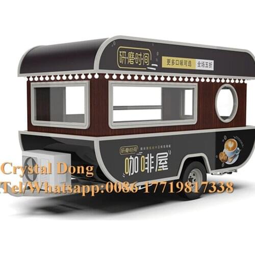 Logo painting Popular best price mobile used food carts/mobile hot dog cart/mobile food kiosk for sale