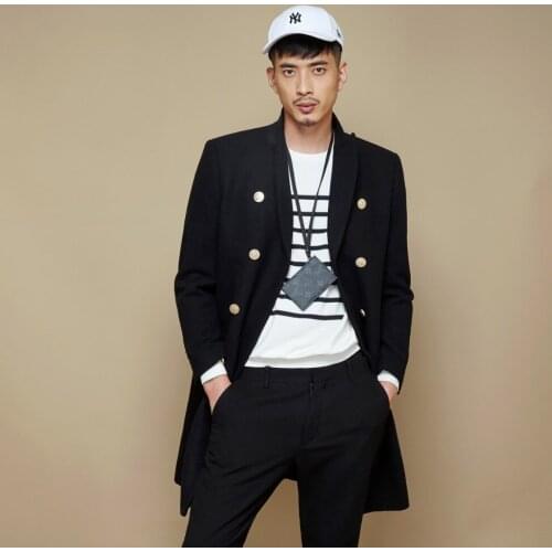 QIEKE Mens Wool Coats