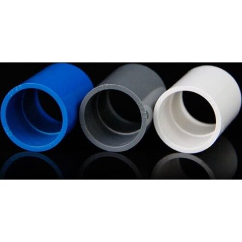 1/3/5 PCS PVC Coupling Pipe Straight Connector Water Pipe Joints For Garden Irrigation Aquarium I.D.20mm to 75mm PVC Adapter