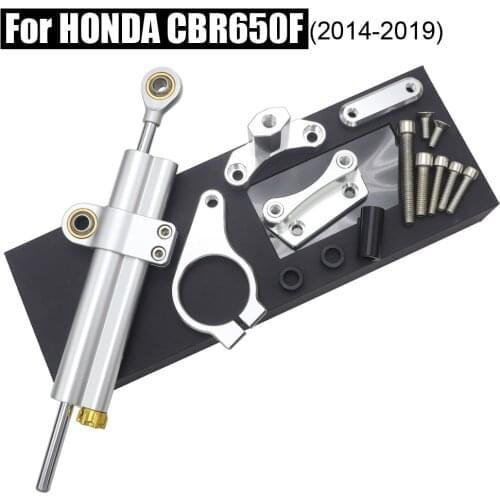 Motorcycle Stabilizer Steering Damper Mounting Kit Bracket Support Safety Control For HONDA CBR650F CBR 650 F 2014-2019 2018