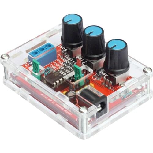 XR2206 High Precision Function Signal Generator DIY Kit Sine/Triangle/Square Output 1Hz-1MHz Adjustable Frequency Amplitude