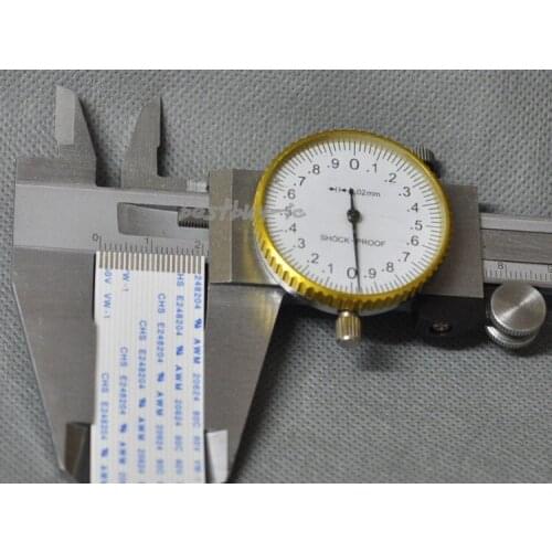 1.0mm Spacing +300mm Length +20Pin B / Reverse line Soft wire FFC Flexible Flat Cable.20P*1.0B*300MM