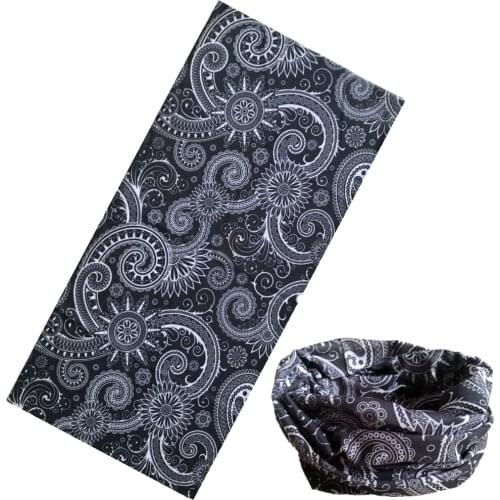 1050-1100 Fashion Bufanda Tubular Hijab Camo Bandana Scarf Seamless Neck Tube Bandana Standard Size 48*25cm Men Bandana