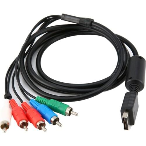 180cm HD Component RCA AV Video Audio Cable Cord for SONY Playstation 2 3 PS2