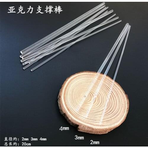 5pcs acrylic Doll Support stick circle Piece tools Modeling Colored Clay Plasticine Tool Mold Toys Hobbies Learning & Education