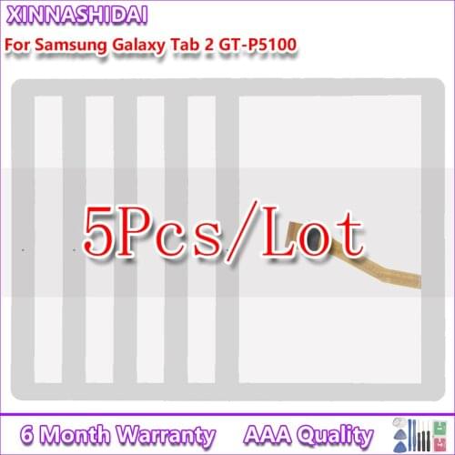 5pcs/lot For Samsung Galaxy Tab2 10.1 P5100 P5110 Note N8000 N8010 Touch Screen Panel Digitizer Glass Replacement