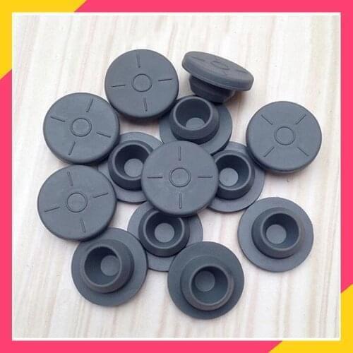 500pcs/lot 20mm Butyl Rubber Stopper Plug for medical glass bottle Vials
