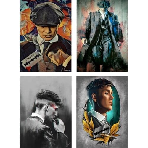 5D DIY Diamond Painting Peaky Blinders Cillian Murphy TV Show Full Square Round Drill Mosaic Rhinestone Embroidery home decor