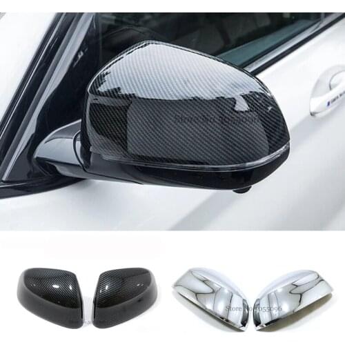 ABS Chrome For BMW X3 G01 2018 2019 Car Side Door Rear View Mirror Decoration Cover Trim Sticker Car Styling accessories 2pcs