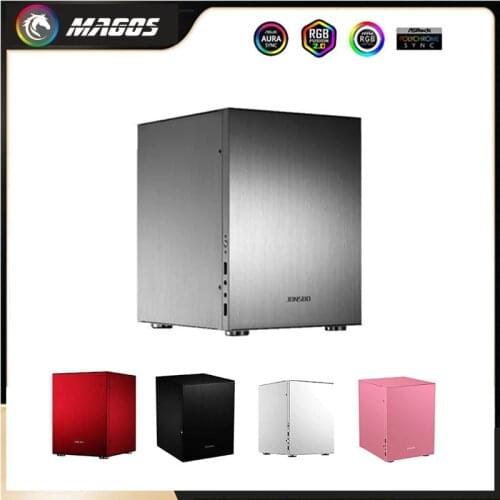 JONSBO Aluminum Mini ITX Water Cooling PC Case,DIY Computer Desktop Gamer , ATX Power Supply HTPC MICRO-ATX ( 245 * 215 MM )