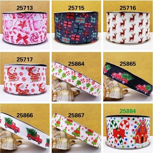 Free shipping 2019 new arrival 50yards cartoon printed grosgrain ribbons 25716