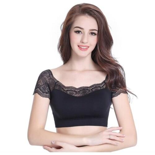 Sexy Bra Women With Lace Decoration Breathable comfortable Fitness Bust Bra Push Up Seamless Cotton Tops Dress Underwear Bra