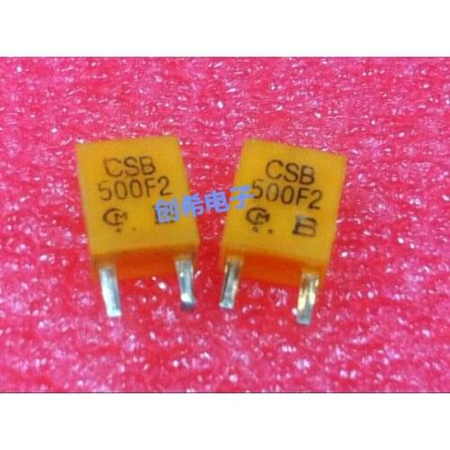 CSB500F2 into ceramic c vibration reson 500KHZ 500k TaoZhen feet 500 f2