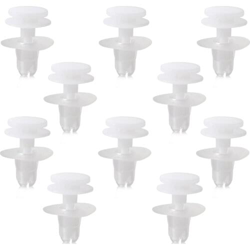 DWCX 10x Nylon Door Panel Push Type Retainer Clips 6505539-AA for Jeep Grand Cherokee 1999 2000 2001 2002 2003 2004 2005 - On